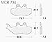 Produktbild BREMSBELÄGE SCO TRW LUC vorn MCB734EC Malaguti Phantom 125 660000