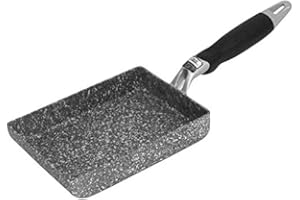 CVERY Giapponese Padella, Tamagoyaki Omelette Pentola Antiaderente Rettangolare Stufa Pan con Magnetico Conduttivo Base, Sushi Pan Cottura Cucina Attrezzi - Come Mostrato, Free Size