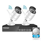 【Intelligente Bewegungserkennung und Anzeige mehrerer Geräte】Verbinden Sie den NVR über ein Enthernet-Kabel mit dem Heimrouter, laden Sie die App herunter und scannen Sie die Geräte-ID ein. Einfach ferngesteuert, um Ihre Kameras per Smartphone, Tablet oder PC-Software jederzeit und überall über das WLAN oder 3G / 4G-Netzwerk live anzusehen und wiederzugeben. Wenn eine verdächtige Bewegung erkannt wird, werden Sie sofort per APP oder E-Mail über einen Snapshot informiert.