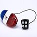Produktbild Buwico® Polizei 4-melody Super Laut Bike Fahrrad Polizei Auto 6 LED Licht 4 Sounds Trompete Horn Bell