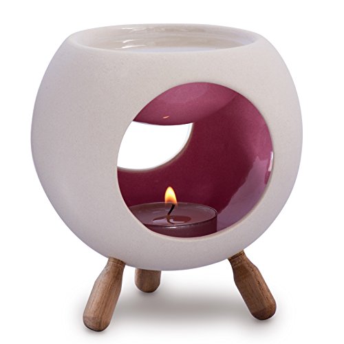 Sabai Scent Keramik Duftlampe rund (Duftlicht) - rose