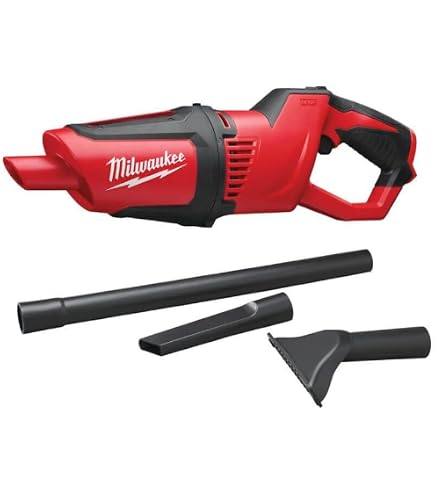 Aspirapolvere Senza Fili 400W Per Batteria Milwaukee M18 - 5-in-1 Portatile Con Filtro HEPA (Solo Strumento) - 5