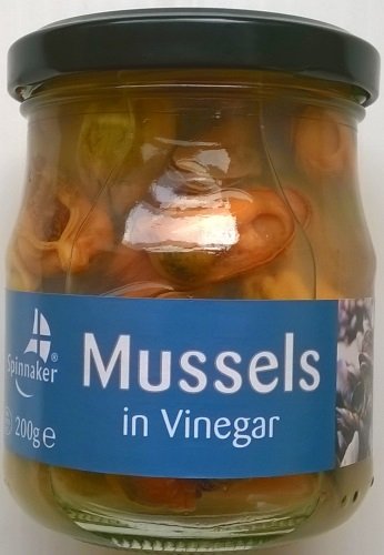 Preisvergleich Produktbild Spinnaker Miesmuscheln in Essig - 6 x 200g