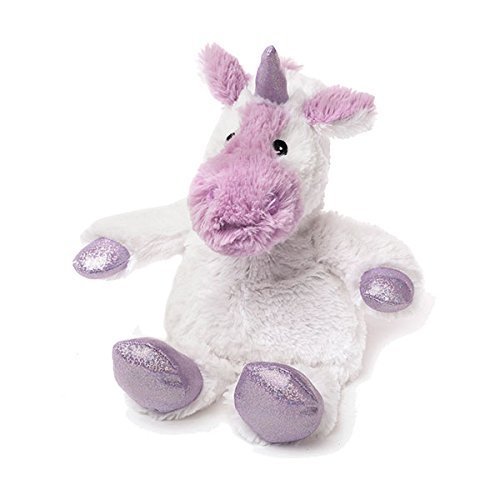 Intelex Cozy Plush Licorne chauffante irisée blanche