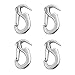 Produktbild 4 Stück Stagreiter 65 mm Edelstahl A4 Schäkel Karabiner Schnappkarabiner