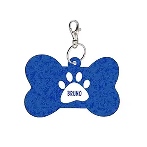 Sky Trends Bone Shape Collar Locket/Pendant for Dogs & Puppy -717, Multicolour, Medium, 1 Count - Bruno