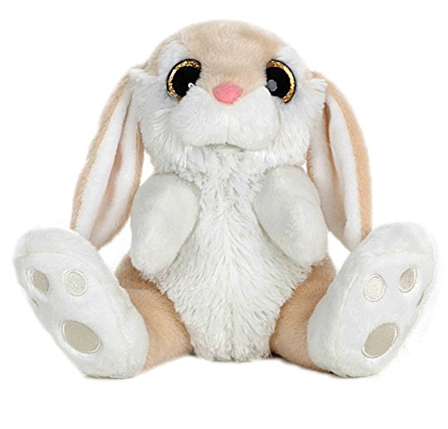Barrado - Lapin assis en peluche 29cm Qualité super soft - Couleur brun clair