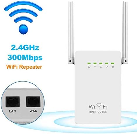 SPFAZJ 300Mbps Multi-function Router Repeater AP Wireless-N WiFi Range Extender Signal Amplifier Booster 2.4Ghz Network