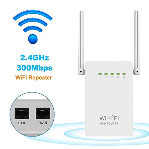 SPFAZJ 300Mbps Multi-function Router Repeater AP Wireless-N WiFi Range Extender Signal Amplifier Booster 2.4Ghz Network