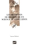 Image de Méthodes de recherche en science de l'éducation