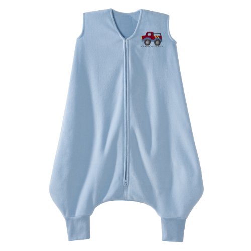 Halo Innovations Big Kids Wearable Blanket Fleece (2-3 Years, Blue Truck)