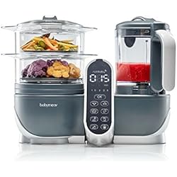 Babymoov - Nutribaby(+), Robot Multifonctions 5 en 1, Grande Capacité pour Bébé, Gris