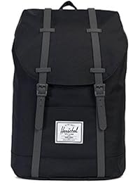 Herschel Retreat Backpack Rucksack 43 cm, black/charcoal debossed rubber