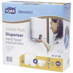 Preisvergleich Produktbild Tork Handtuchspender Starter Pack Mini weiß