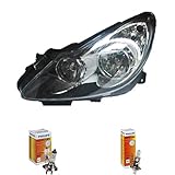 Philips Vision +30% H7 Scheinwerfer links Corsa D Bj. 06-10 3/5-Türig schwarz H7+H1
