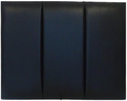 Ollima Faux Leather Wall Mounted High Bed Headboard In Double, King Or Super King - 42" (106cm) High (Double 137cm, Black)