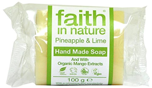 (10 PACK) - Faith in Nature - Pineapple & Lime Soap | 100g | 10 PACK BUNDLE