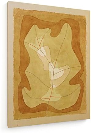 Paul Klee - Exposed Leaf - 1929-17,72" x 23,62 inch (45x60 cm) - Textile canvas print - wall art - artists, paintings, photo, picture on canvas - Old Masters/Museum