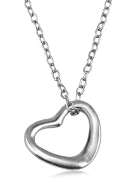 TRIXES Silberkette mit silbernem Herzanhänger