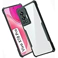 COBERTA Back Cover for Vivo X70 Pro Back Cover Case - Black Transparent