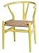 Produktbild Sessel Stuhl Replik CH24 Y-Chair Wishbone Hans Wegner Designer Vetrostyle gelb