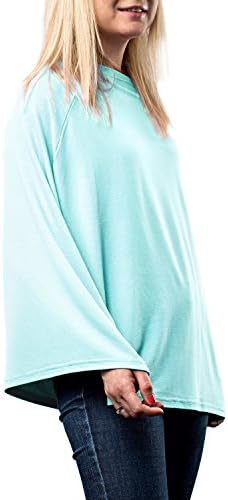 Nursing Cover / Scarf - For Breastfeeding - Multi-functional, Soft & Breathable (Mint)