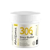 Naissance Manteca de Karité BIO n. º 306 - 100g - Pura, natural, certificada ecológicamente, sin refinar, elaborada de forma artesanal y vegana - Obtenida de forma ética y sostenible en Ghana.