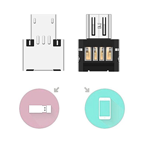 Joyshare Micro USB auf USB OTG Adapter Kabel fÃ¼r Smartphones, Micro USB B male zu USB A female - Micro USB OTG