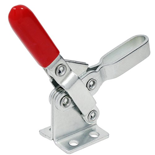 Short Bar mit Flansch Basis Horizontal Schnellspanner Red 4er Pack (2 pack) - 3