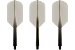 Condor Dart Flights | Zero Stress | Slim | Clear Black Medium