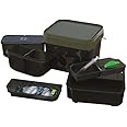 Korda PVA Kontainer System, 10L, Dark Kamo, Modular Storage with 2 Sealed Mini-Kontainers, Mixing Tray, Terminal Tackle Trays, Includes PVA Bags, Syringe, Bait-Scoop, Fishing Essentials, Compact
