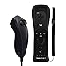 Produktbild Built-in Motion Plus Wireless Remote and Nunchuck Controller with Silicone Case & Wrist Strap for Nintendo Wii and Wii U (Black)