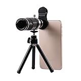 Phone HD camera Lens kit, Prweyn® teleobiettivo 18 x Zoom teleobiettivo + 15 x super macro lens + 0.6 x Grandangolo alluminio messa a fuoco manuale lente ottica per iPhone, Samsung, smartphone