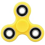 Tri Fidget Hand Spinner Spielzeug Stress Reducer High Speed ??Keramik Lager Spielzeug Fidget kann weiter für 2-4 Minuten drehen - Perfekt für Angst Erwachsene Kinder (gelb)