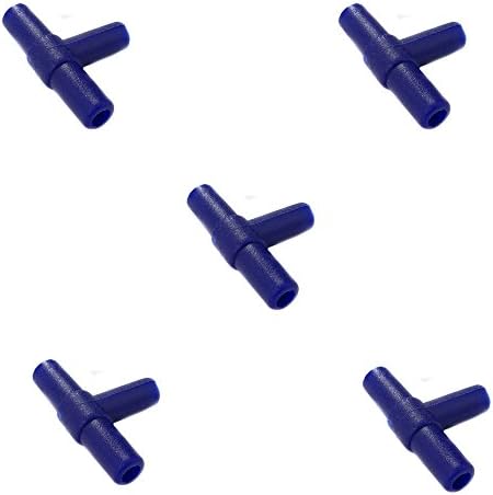 Tee Connectors Aquarium/Pond For 4mm Airline BUNDLE x5