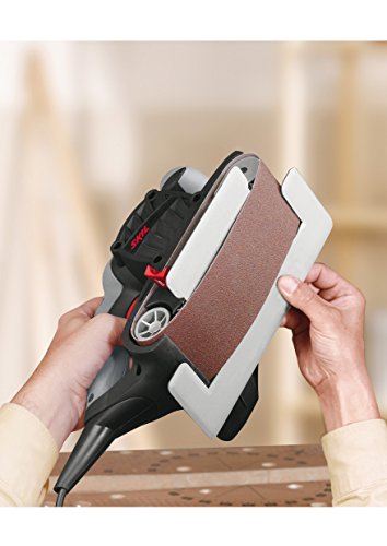 Skil Bandschleifer 1215 AA (650 W, 76 x 457 mm, automatische Bandzentrierung, +Schleifrahmen, + Staubsauger-Adapter) - 3
