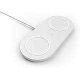 Belkin Dual Wireless Charger (Dual Wireless Charging Pad 10W for iPhone 14 and 13 series, Galaxy S22, S22+, S22 Ultra, Pixel 