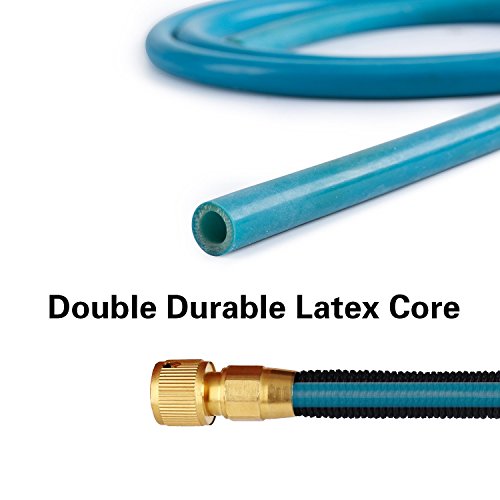 Tespressolife Gartenschlauch Erweiterbar Bewässerung Stretch Schlauch mit 8 Funktion Spray-Düse Waschmaschine für Bewässerung Waschen Reinigung - 6