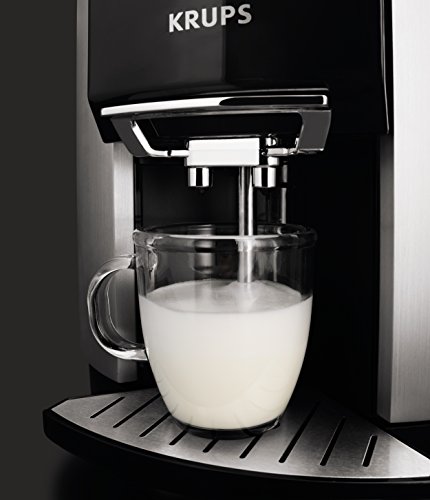 Krups EA9010 Kaffee-Vollautomat One-Touch-Funktion (1,7 L, 15 bar, Touchscreen-Display, Milchbehälter) silber - 6