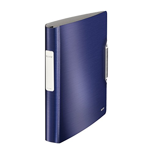 Leitz SoftClick Active Style - Carpeta de anillas  color azul tit  n