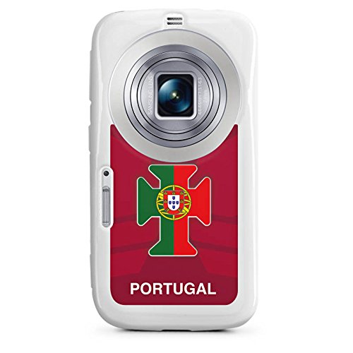 Samsung Galaxy K Zoom Hülle Silikon Case Schutz Cover Portugal EM Trikot Fußball Europameisterschaft