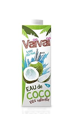 Vaïvaï Eau de Coco Sans Sucres Ajoutés Brique de 1 L
