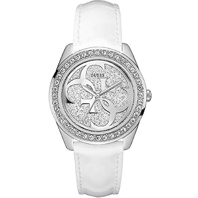 Guess Femme Analogique Quartz Montre avec Bracelet en Cuir W0627L4