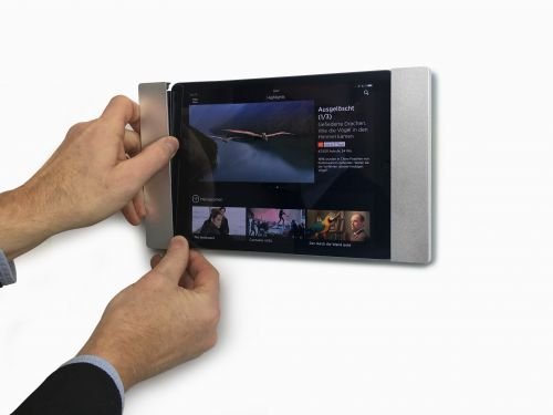 smart things s11 s sDock Fix Air silber – iPad Wandhalterung und Ladestation für permanente Installationen für Apple iPad (2017), Pro 9,7″, Air 1+2 - 7