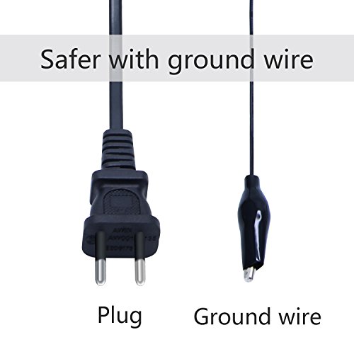 Lötkolben set, AngLink 8-in-1 60W 220V Lötset Einstellbarer Temperatur ( 200°C-450°C ) Handlötkolben Lötkolben kit mit 5 Lötspitzen, Lötkolbenständer, Entlötpumpe, Lötzinn, Antistatikpinzetten und Reinigungsschwamm - 4
