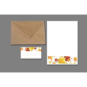 Briefpapier Set / Herbst No3