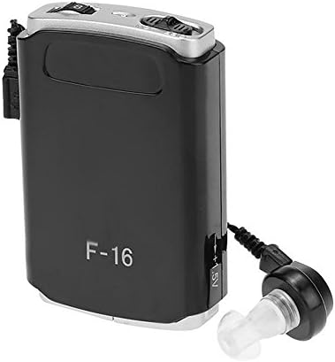 D&F Hearing Aid Sound Voice Amplifier With 3 Size Earplugs Volume Adjustable Audiphone For Hearing-Impaired Care