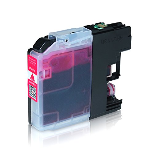 10 Tintenpatronen kompatibel zu Brother LC-123 LC123 LC-121 LC-127 LC-125 XL für Brother MFC-J470DW MFC-J870DW DCP-J552DW – Schwarz je 20ml, Color je 14ml mit Chip - 4