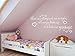 Read me a story, tuck me in tight.. Childs Nursery Wall Art Quote Sticker Decal - Pink Large (950mm x 420mm)