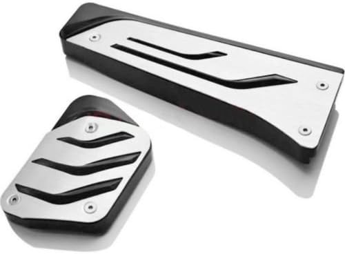 Emblem Trading Stainless Steel Pedals Pedal Car Tuning Pedal Accelerator Brake Pedal For Automatic Plug & Play Installation